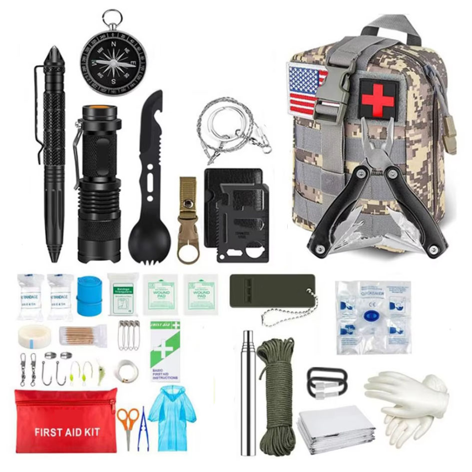 Bivy Bag Emergency - Survival EHBO-kit Survival volledige set Molle