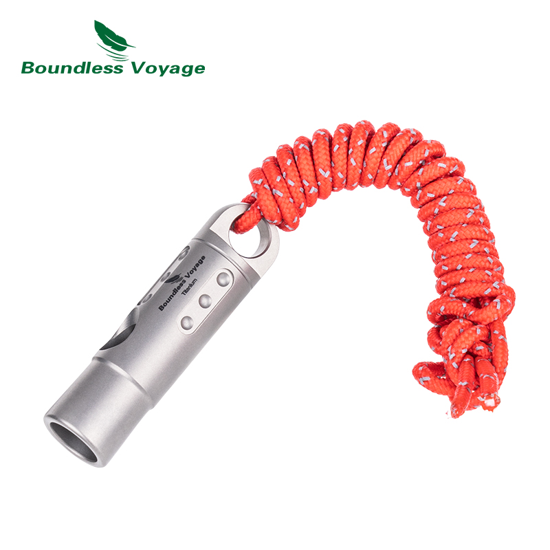 Emergency Whistle Loud - Grenzeloze Reis Titanium Fluit Coaches Trainen