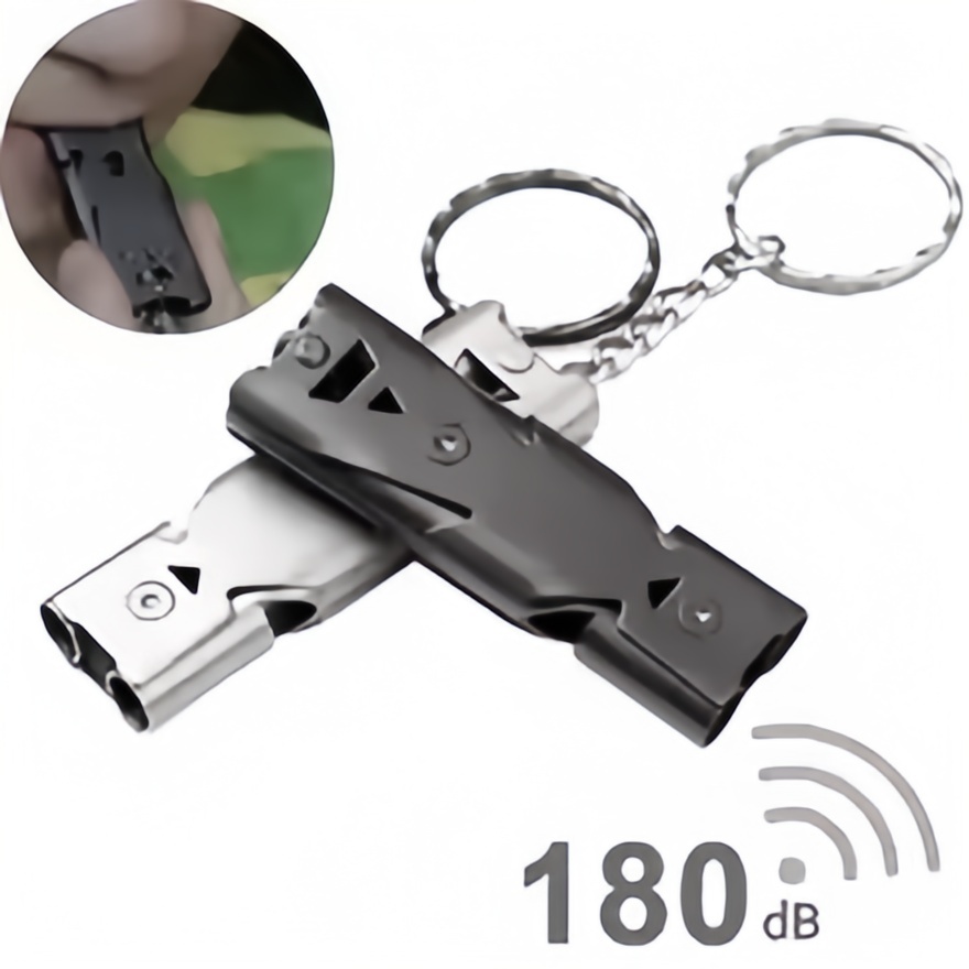 Emergency Whistle Loud - Survival Fluitje Sleutelhanger Noodluid veiligheidsalarm voor