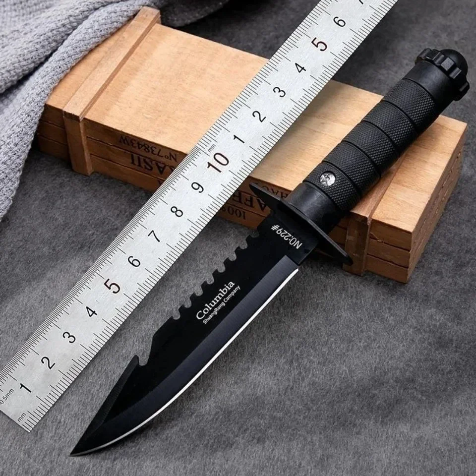 Bushcraft Knife Fixed - 7CR17MOV Camping Outdoor Recht mes Jungle