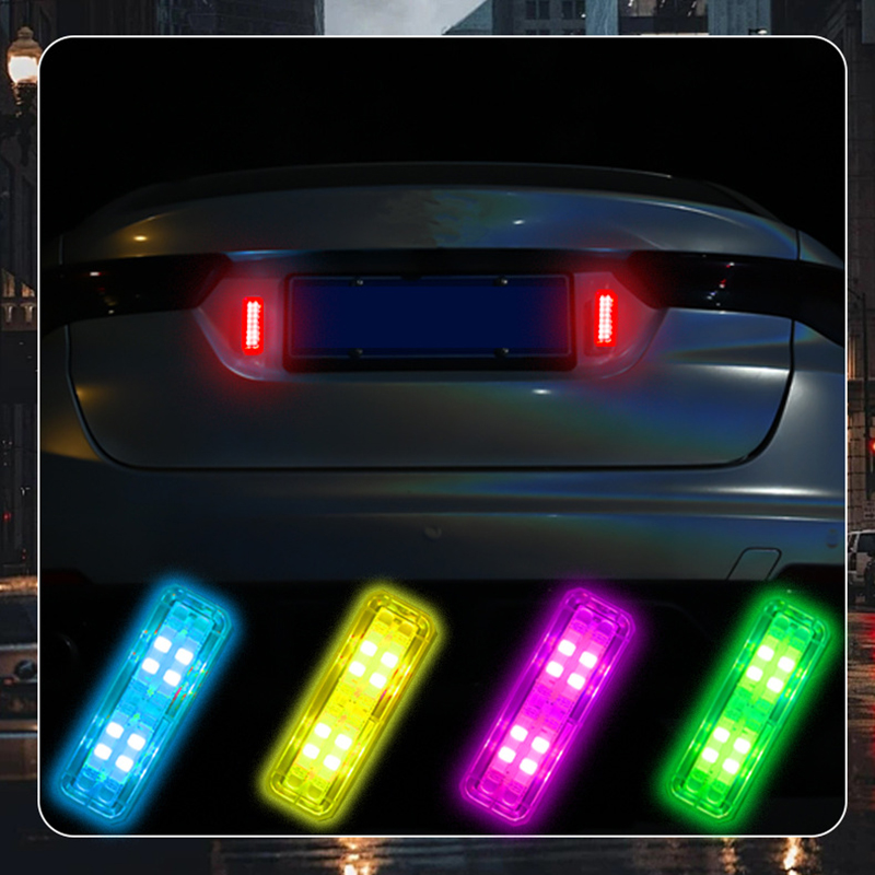 Sos Light Strobe - Automotive LED Solar Waarschuwingslampje Motorfiets Anti