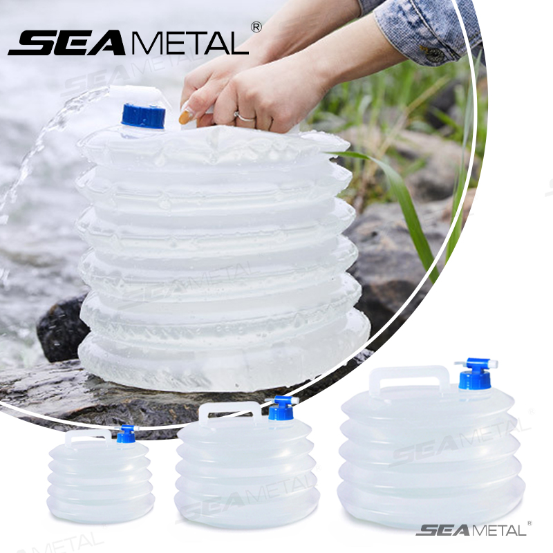 Water Bag Collapsible - SEAMETAL 5L-15L Auto Opvouwbare Emmer Draagbare