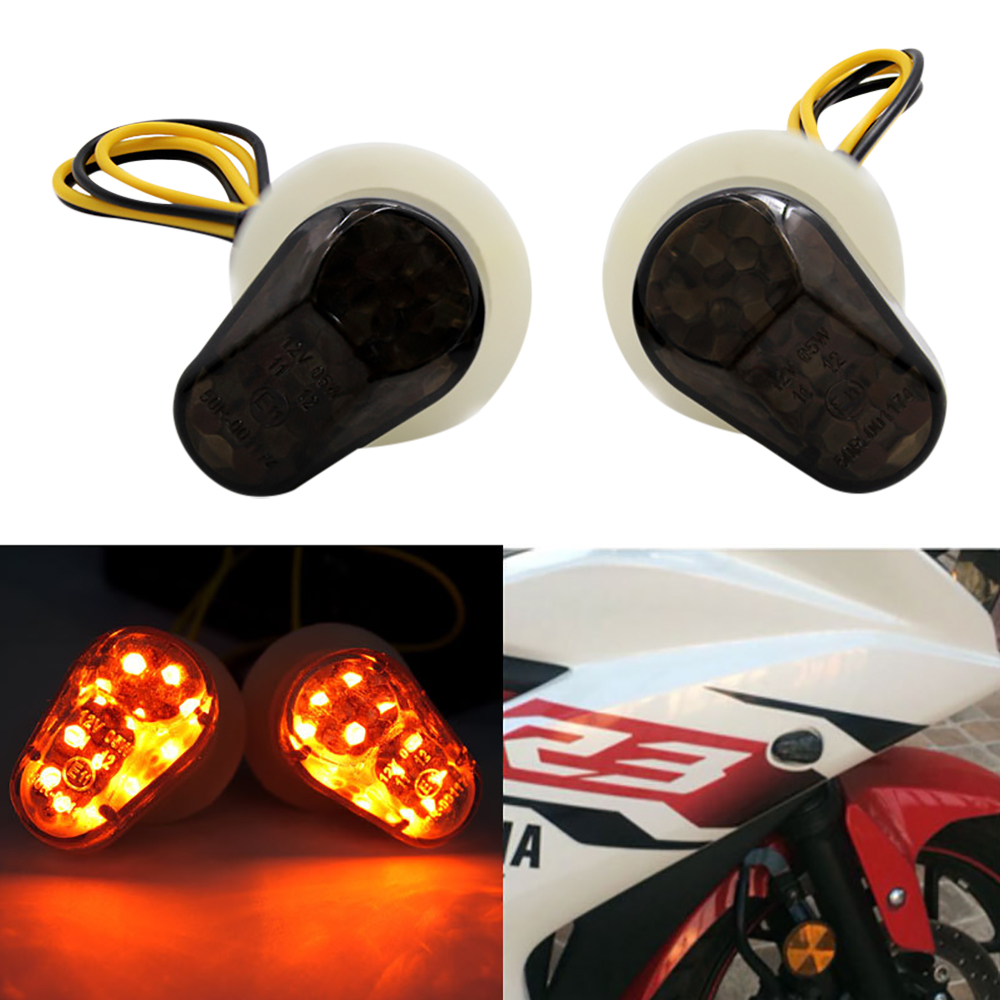 Sos Light Strobe - 2 stuks Motorcycle Richtingaanwijzers LED Indicator