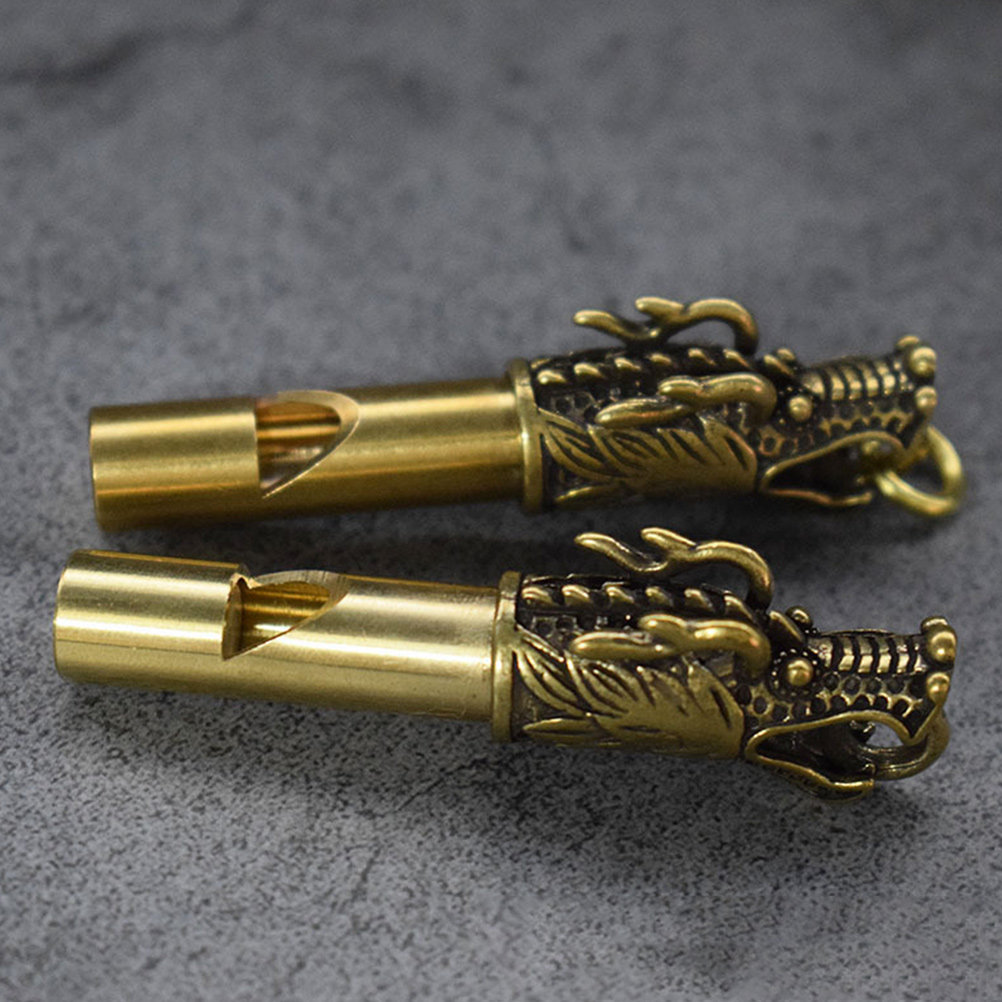 Emergency Whistle Loud - Messing drakenontwerp Outdoor Survival Whistle Compact