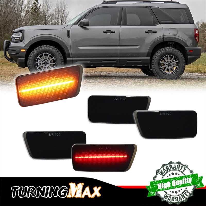 Signal Flare Kit - Auto Led Voor/Achter Bumper Zijmarkeringslichten Knipperlichten