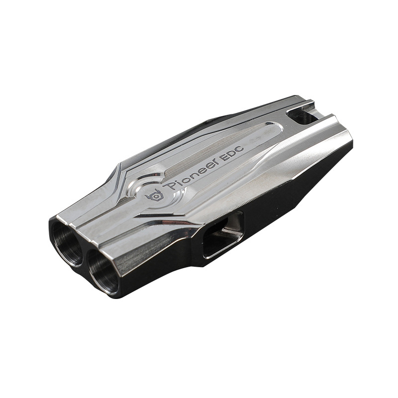 Emergency Whistle Loud - Noodfluit Met Lanyard Titanium Fluit Noodsituatie