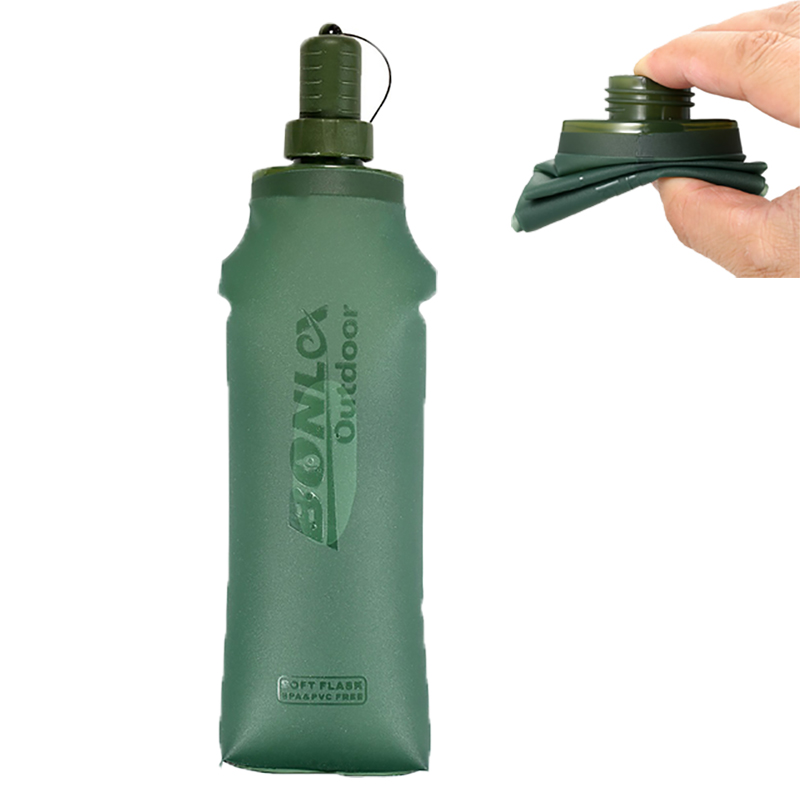Water Bag Collapsible - 250ml 500ml Opvouwbare waterzak Zachte opvouwbare