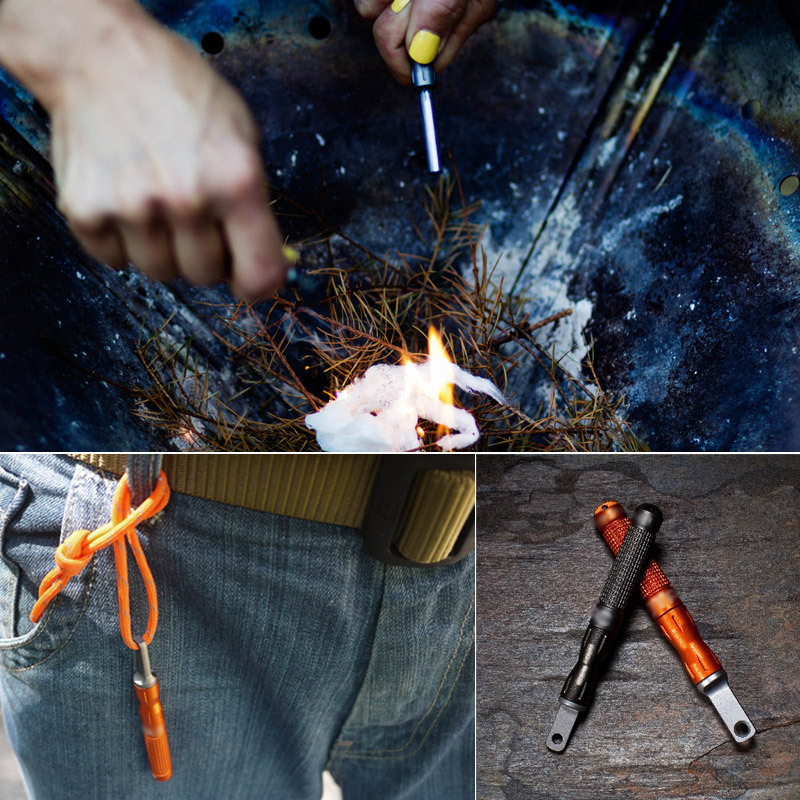 Magnesium Fire Starter - Outdoor vuursteen en staal waterdichte noodvuurstarter,