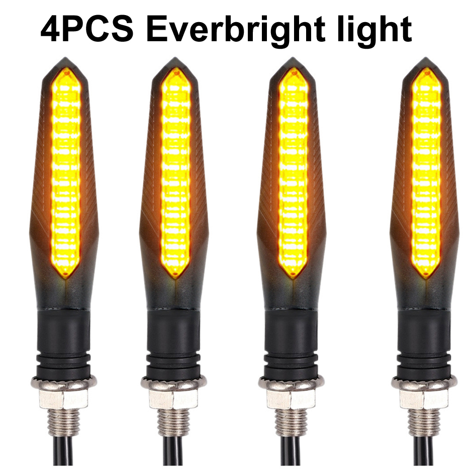 Sos Light Strobe - 4 Stuks 12V Motorfiets Led Richtingaanwijzers