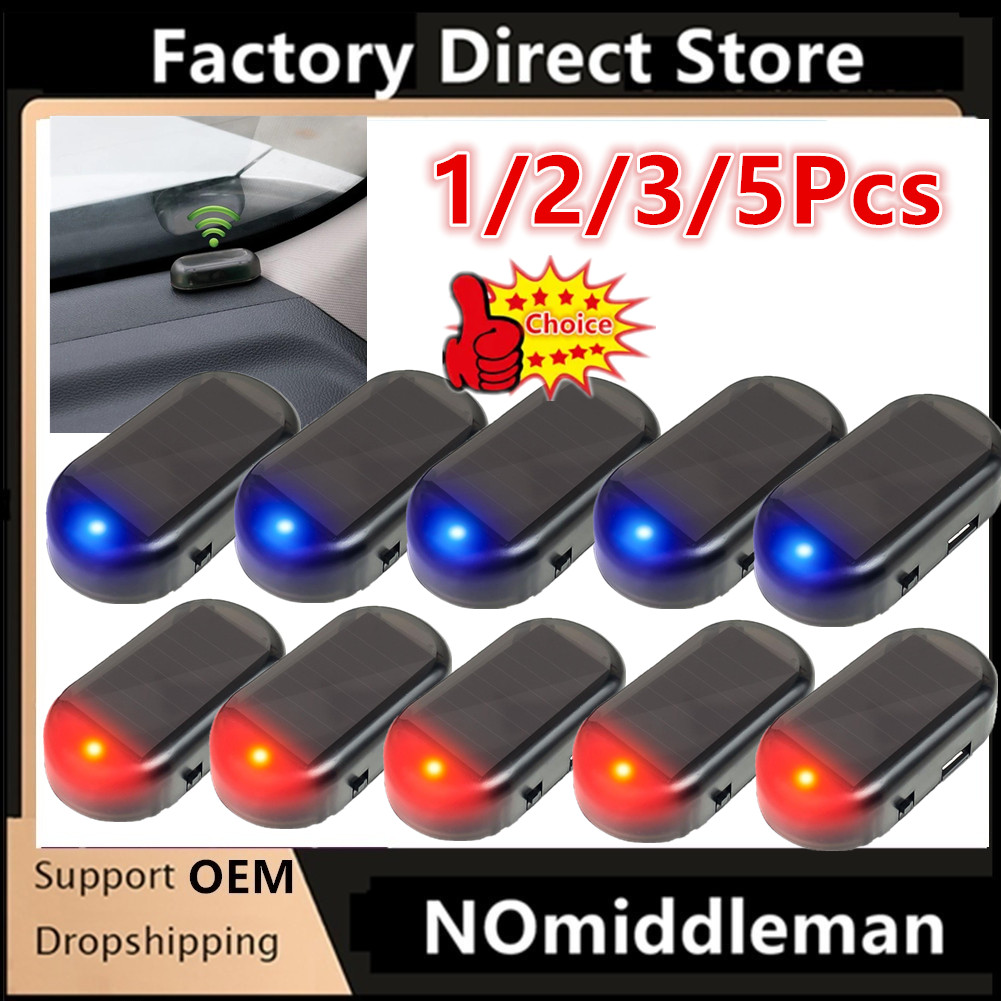 Sos Light Strobe - 1/2/3/5X Auto Nep Beveiligingslicht Zonne-energie Gesimuleerde