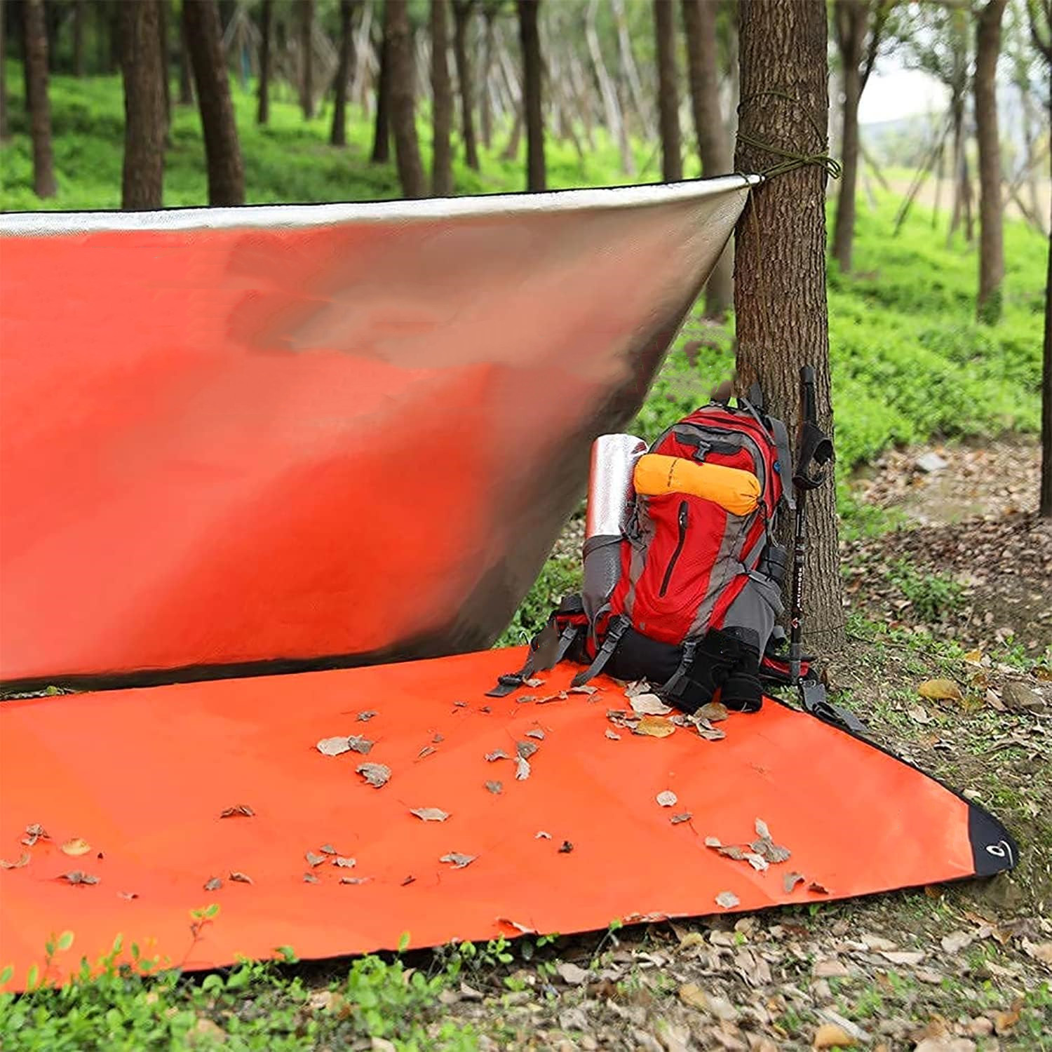 Survival Blanket Reflective - Zware Survival Deken-Geïsoleerd Thermisch Reflecterend Zeildoek.