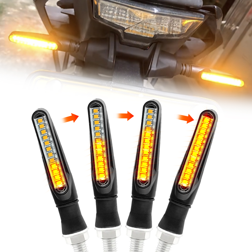 Sos Light Strobe - Motorfiets Led Richtingaanwijzers Richtingaanwijzers Knipperende Achterlichten