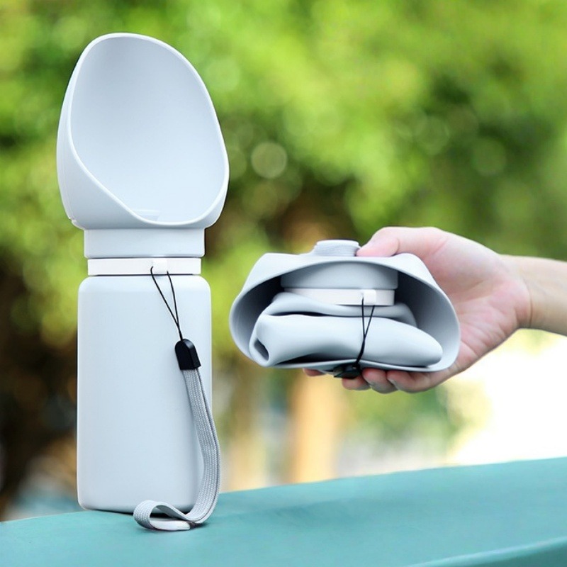 Water Bag Collapsible - Reistuitfles voor huisdieren: Opvouwbare hondenwaterdispenser met