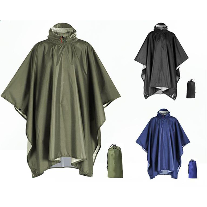 Emergency Poncho Rain - Zware Regenponcho Voor Backpacken Waterdichte Lichtgewicht