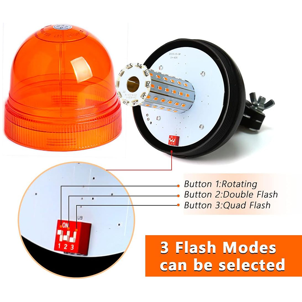 60 LED Amber Tractor Motorfiet - Sos Light Strobe recensie en prijs