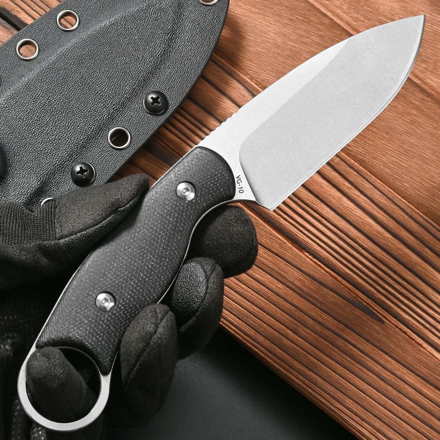 Eafengrow FF116 Vaste mes met  - Bushcraft Knife Fixed recensie en prijs