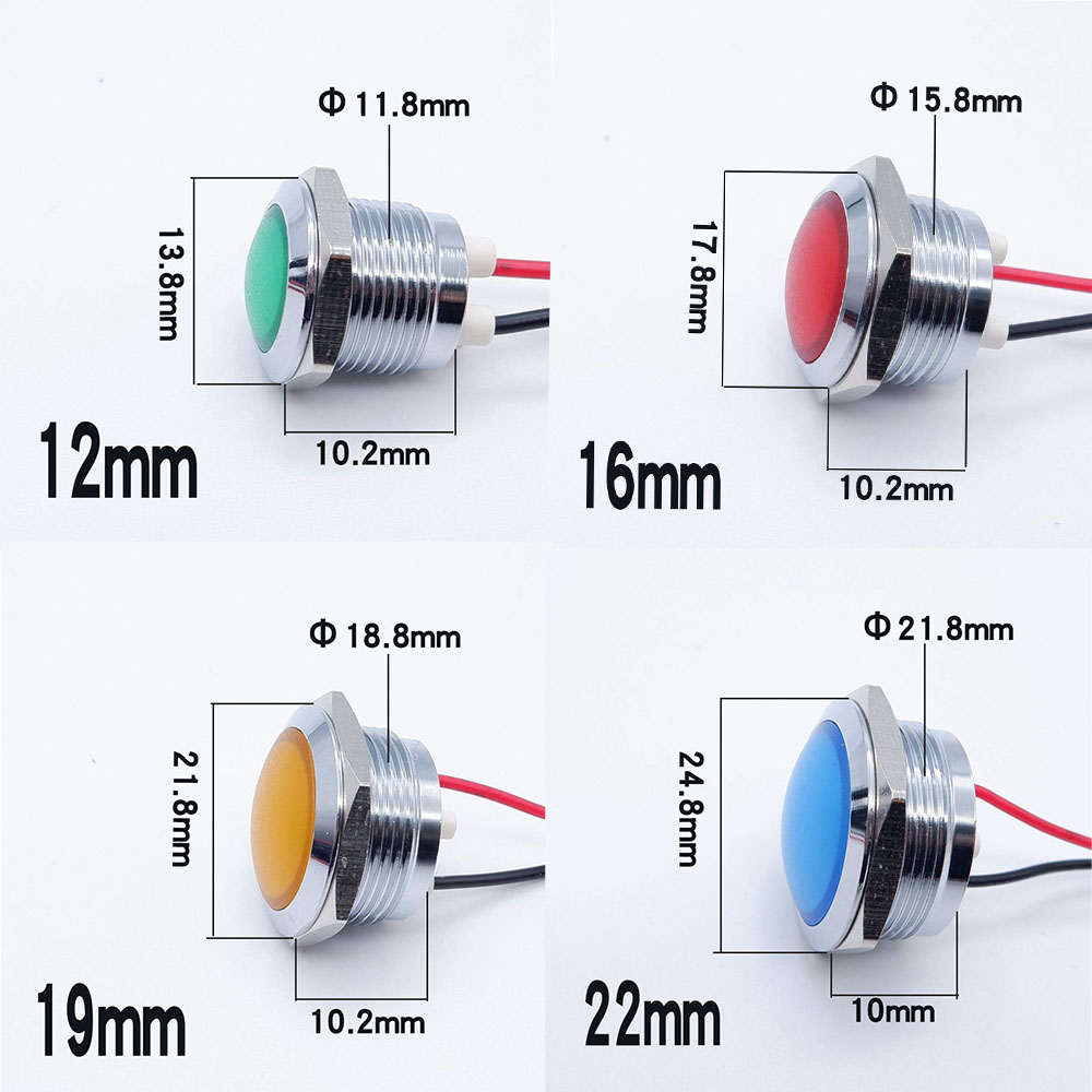 10 Stuks 12/16/19/22Mm Metalen - Signal Panel Orange recensie en prijs