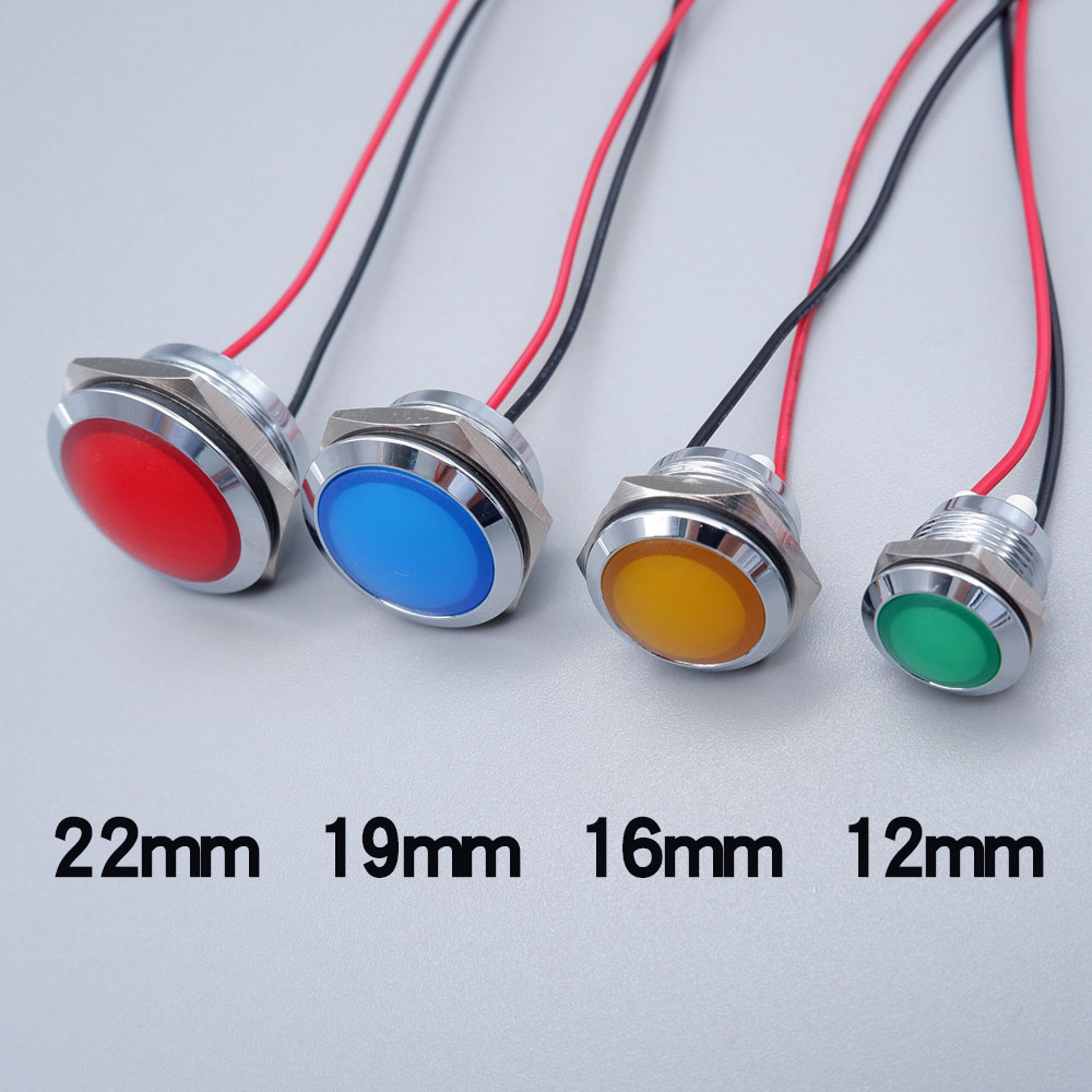 Metalen Led Indicatielampje 12 - Signal Panel Orange recensie en prijs