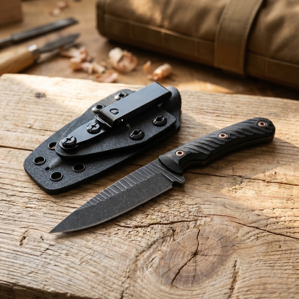 Volledig geïntegreerd bushcraf - Bushcraft Knife Fixed recensie en prijs