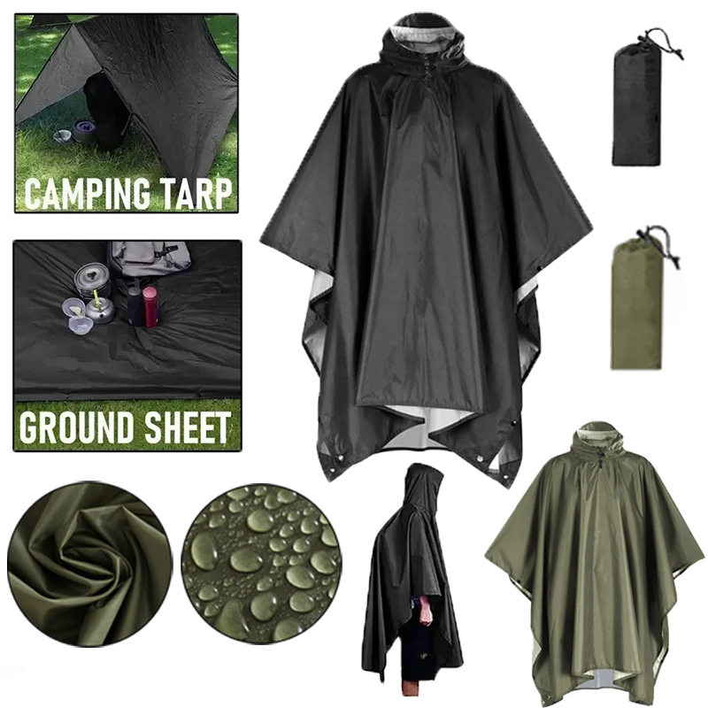 Outdoor 3-in-1 militaire regen - Emergency Poncho Rain recensie en prijs