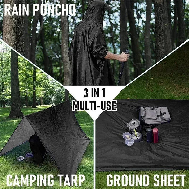 Outdoor 3-in-1 militaire regen - Emergency Poncho Rain recensie en prijs