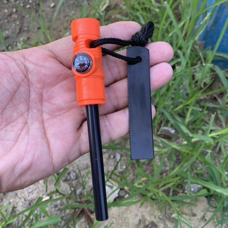 Multifunctionele lange tactisc - Magnesium Fire Starter recensie en prijs