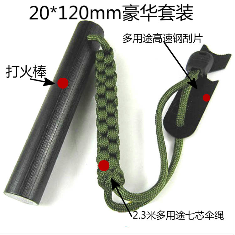 20*120mm Grote Waterdichte Fli - Magnesium Fire Starter recensie en prijs