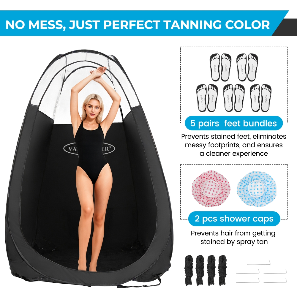 Zwarte Spray Tanning Tent, Dra - Emergency Mylar Tent recensie en prijs