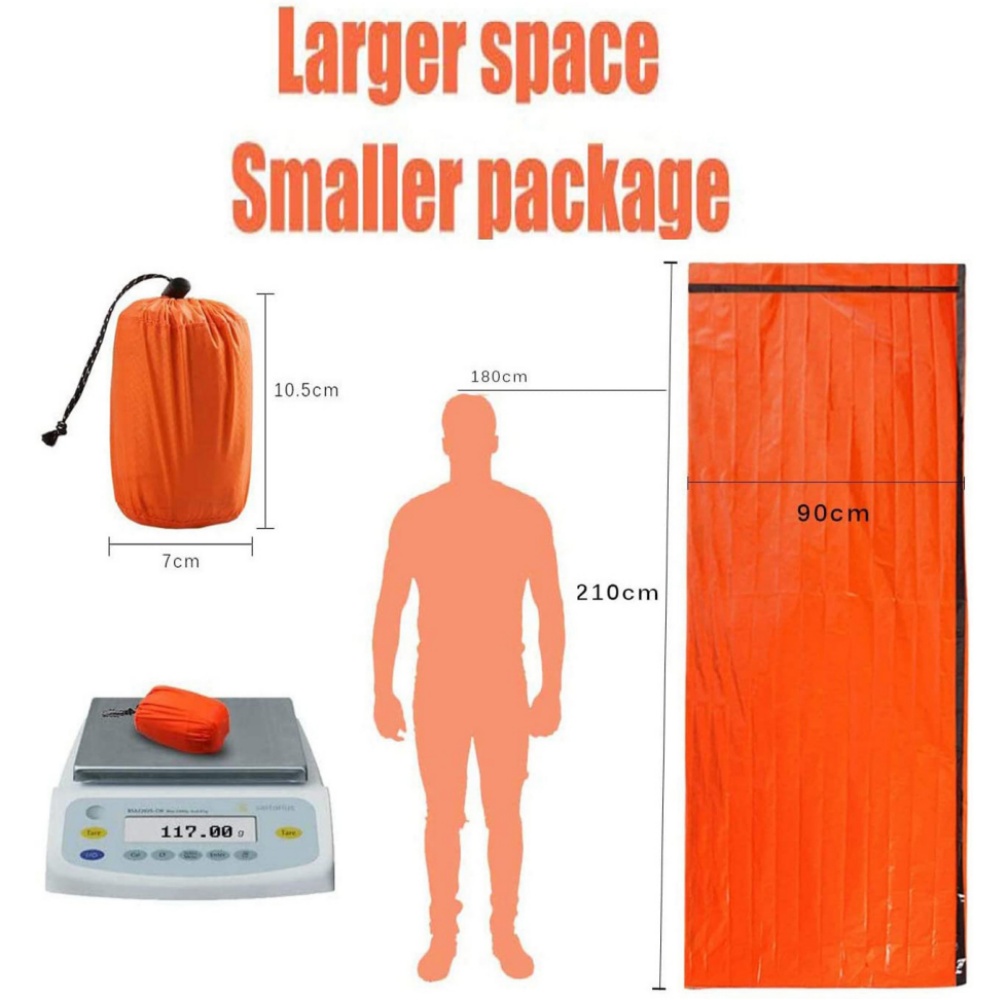 Waterdichte herbruikbare therm - Emergency Mylar Tent recensie en prijs