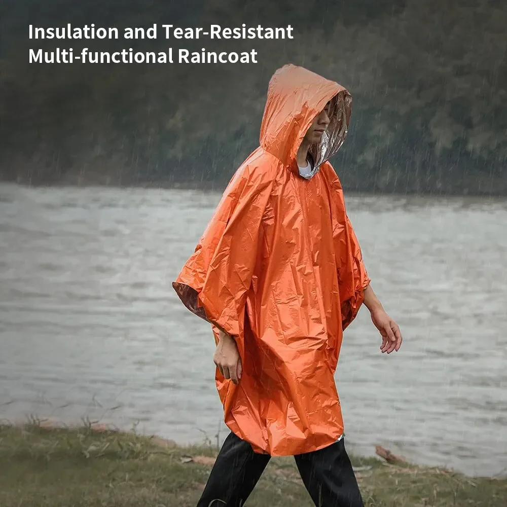 Aluminium gecoate, gevoerde no - Emergency Poncho Rain recensie en prijs