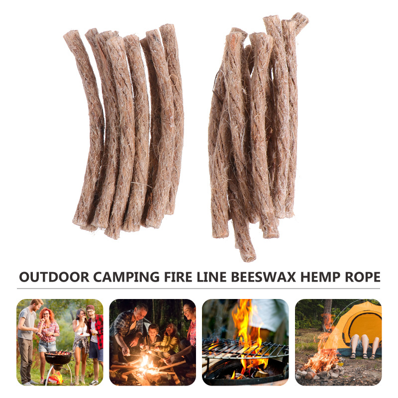 10 stuks Survival Lont Hennep  - Fire Starting Kit recensie en prijs