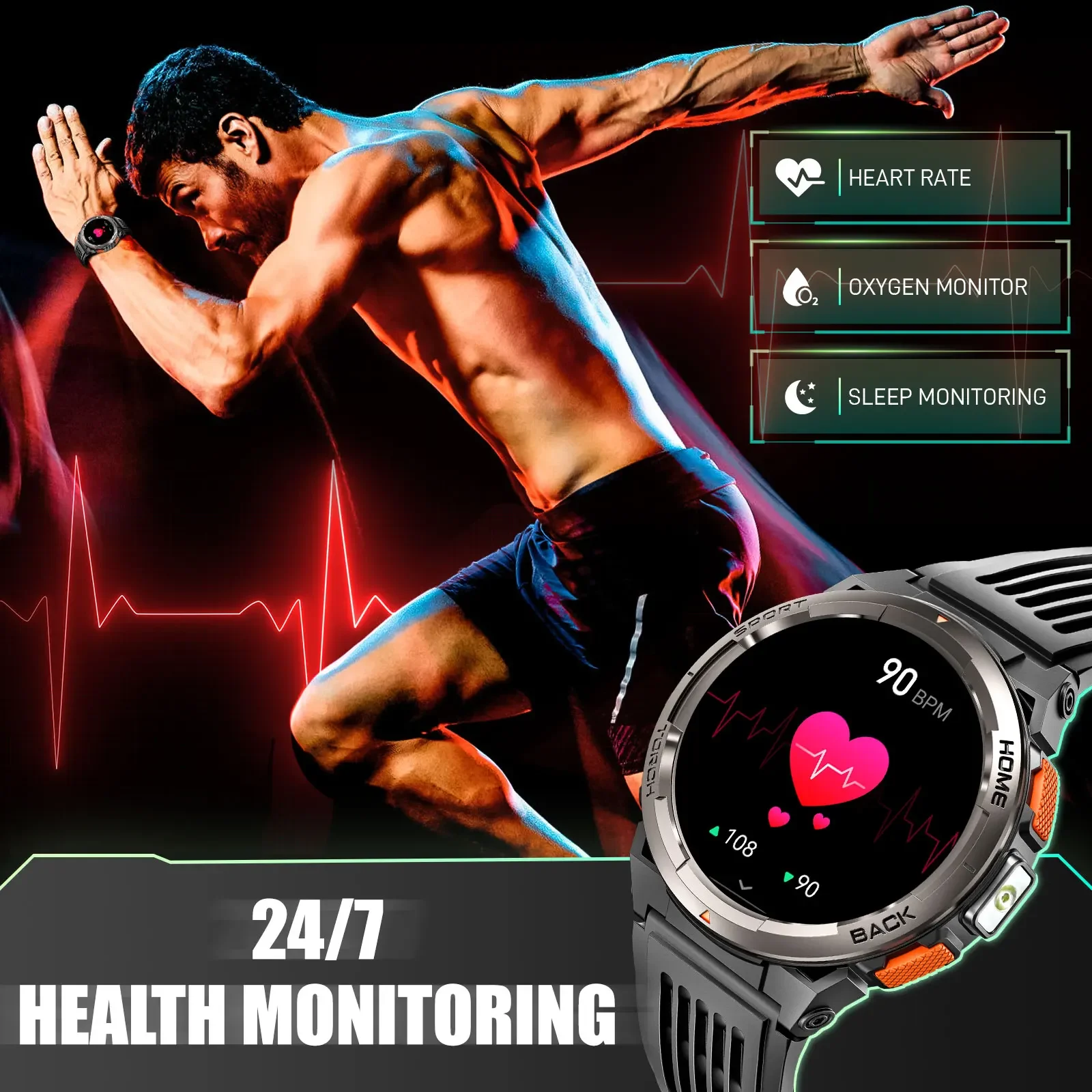 EIGIIS Smart Watch KE5 2024 3A - Compass Lensatic recensie en prijs