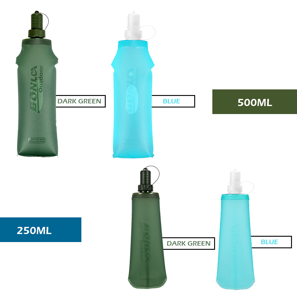 250ml 500ml Opvouwbare waterza - Water Bag Collapsible recensie en prijs