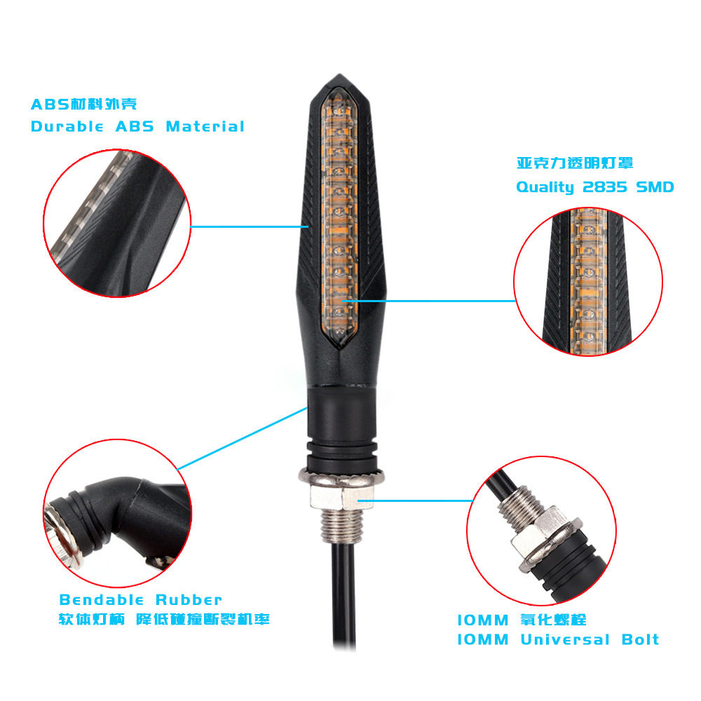 4 Stuks 12V Motorfiets Led Ric - Sos Light Strobe recensie en prijs