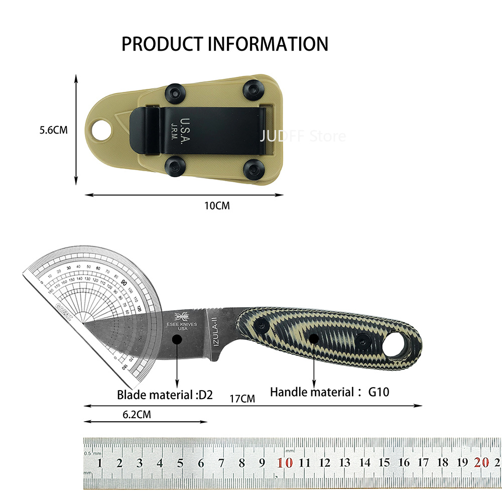 ESEE IZULA/ PACAYA Outdoor vas - Bushcraft Knife Fixed recensie en prijs