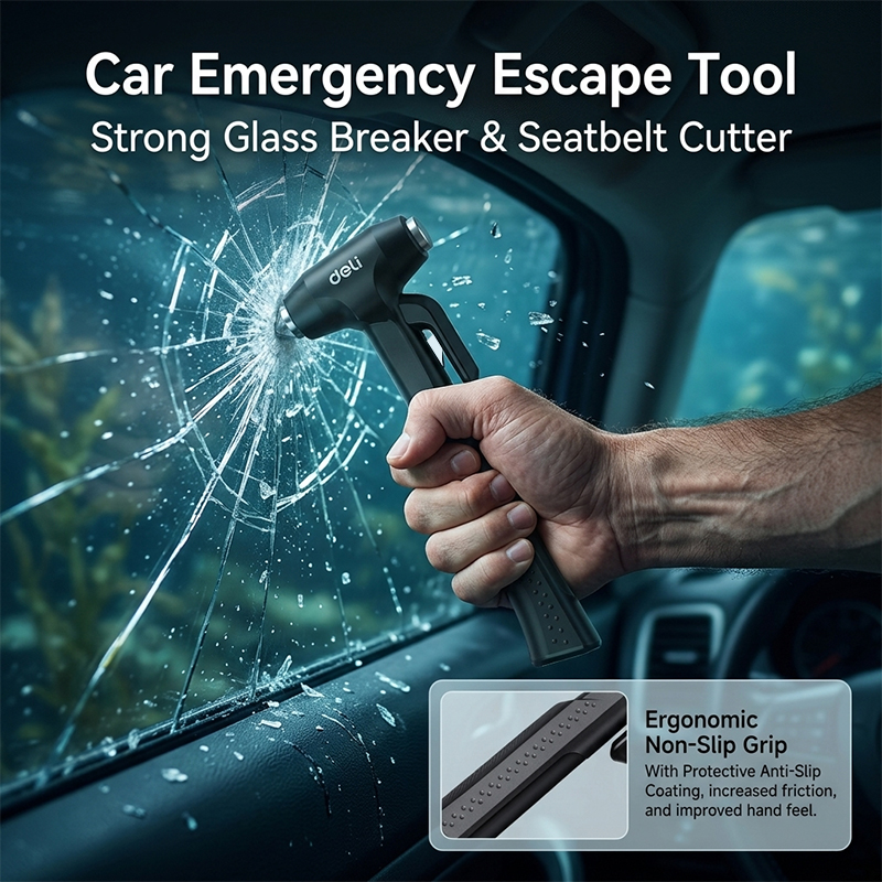 DELI Draagbare autoveiligheids - Rescue Rope Throw recensie en prijs