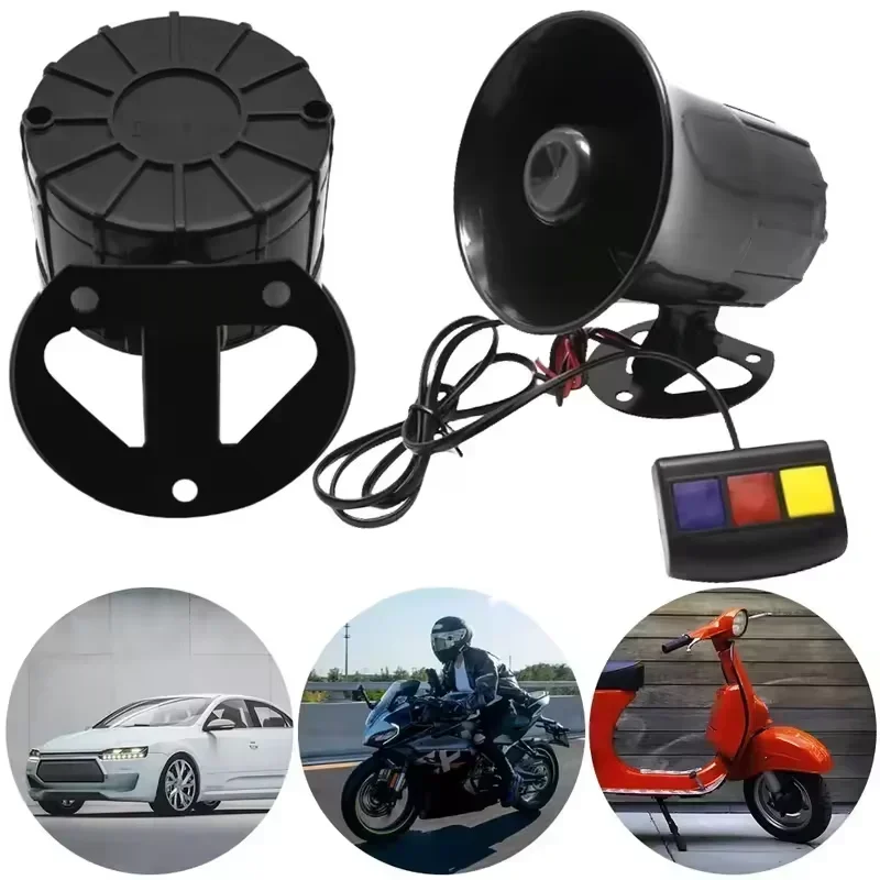 12V 3-toon geluid luid auto cl - Emergency Whistle Loud recensie en prijs