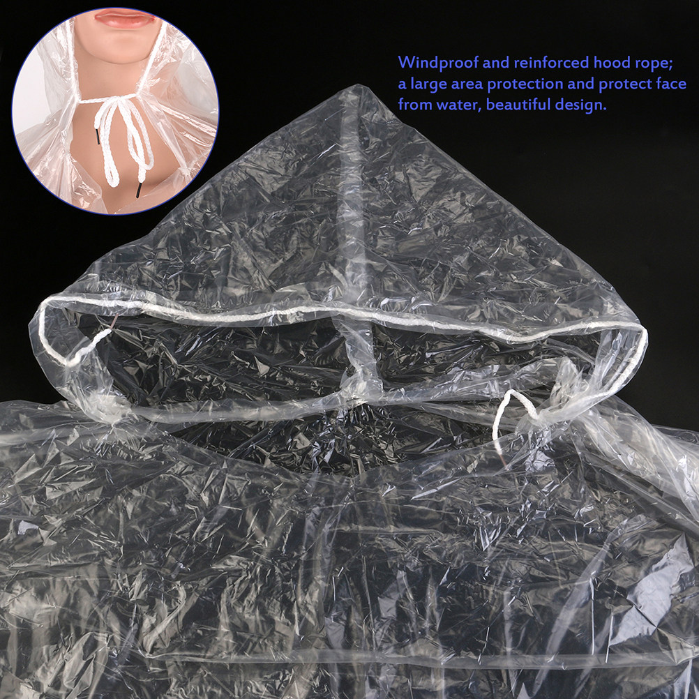 10 stuks wegwerp regenjas voor - Emergency Poncho Rain recensie en prijs