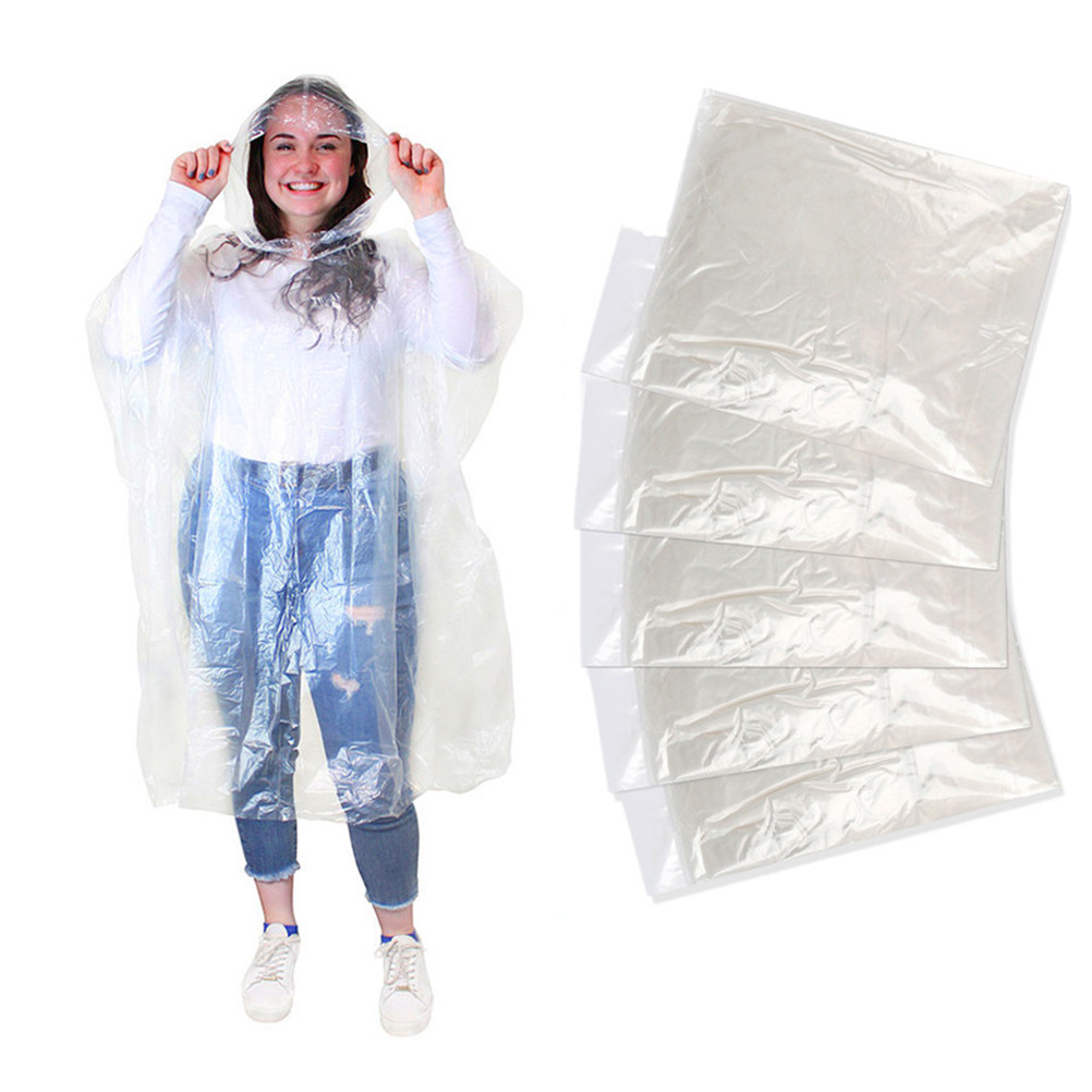 10 stuks wegwerp regenjas voor - Emergency Poncho Rain recensie en prijs