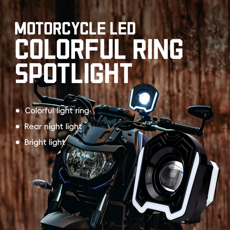 4 inch motorfiets LED-spot wit - Sos Light Strobe recensie en prijs