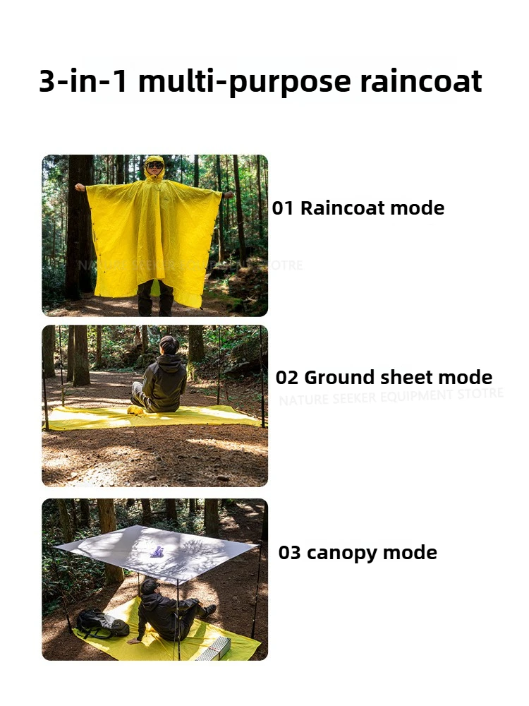 15D/210T Regenjas Waterdichte  - Emergency Poncho Rain recensie en prijs